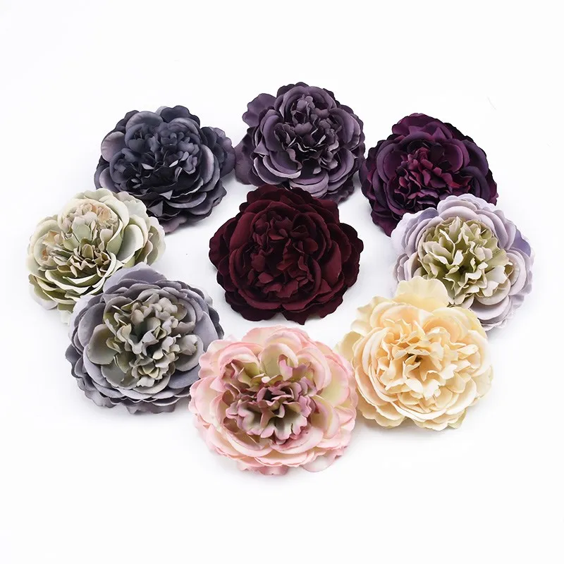 10/20PCS Seide Pfingstrose Künstliche Blumen DIY Geschenk Kranz Outdoor Garten Hause Vase Hochzeit Brautstrauß Festival Party Dekoration – Detail 12