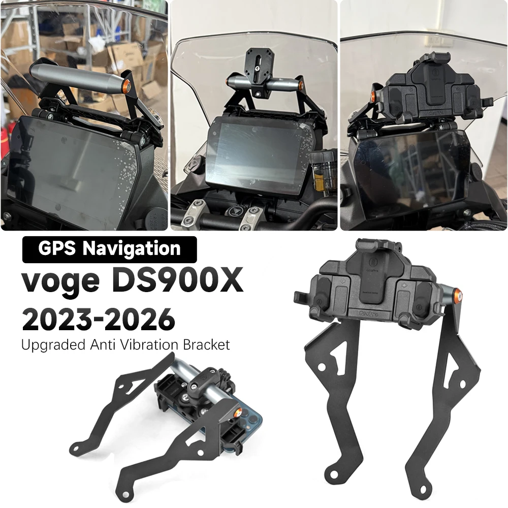 Image of Neue FÜR Voge DS900X DSX900 DSX 2023-2026 Motorrad GPS Telefon Halter Stehen Navigation Halterung Stehen Schock absorbieren Stehen