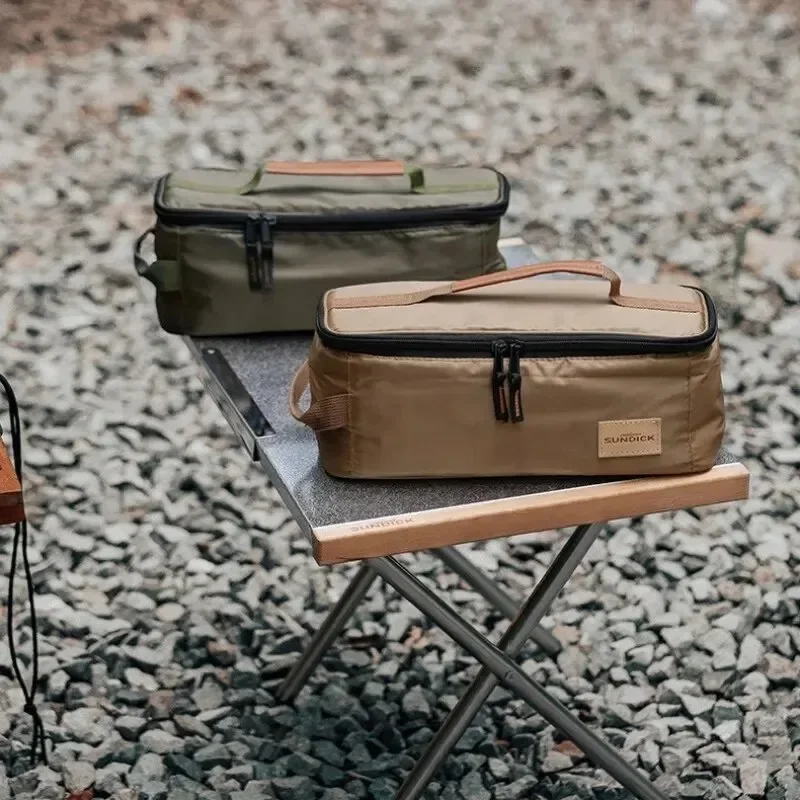 Bolsa de pícnic al aire libre, impermeable, resistente a la humedad, resistente al desgaste, almacenamiento de clasificación, bolsa de almacenamiento de mano