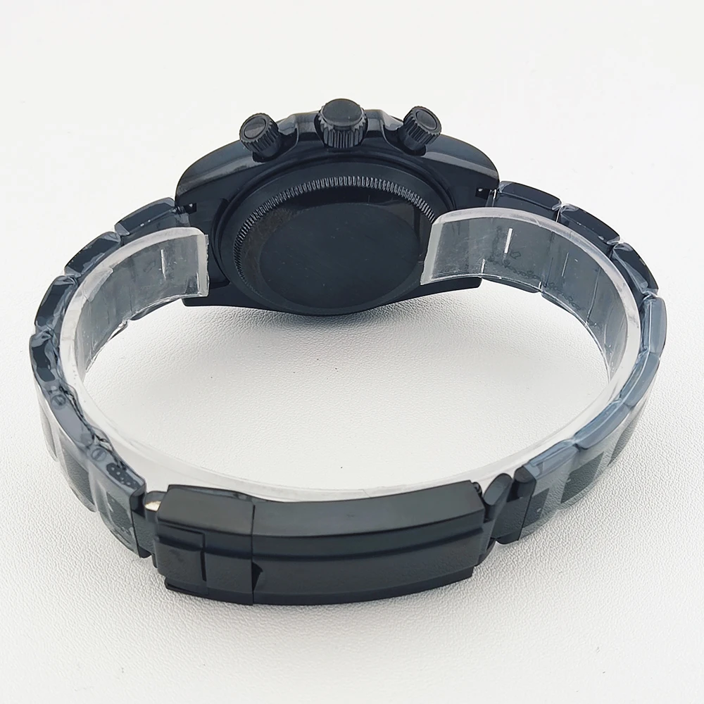 حافظة ساعة 39.3 ملم vk63 حافظة من الزجاج الياقوت المقاوم للصدأ ملحقات ساعة تناسب حافظة حركة vk63