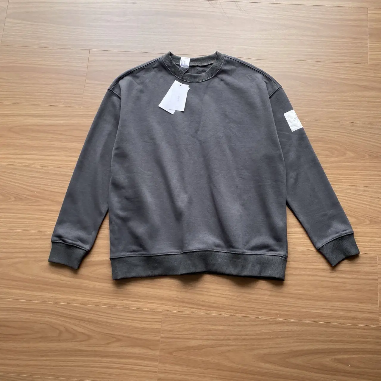 

Мужской повседневный свитшот с круглым вырезом, модный, свободного кроя, с длинными рукавами, дышащий, удобный, из смесового хлопка и полиэстера