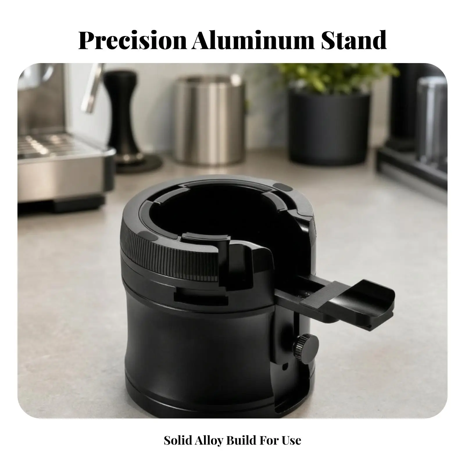 Durable Coffee Handle Cradle for Espresso Machines Compatible with 51-58mm Portafilters and Pressing Handles Anti Slip Base