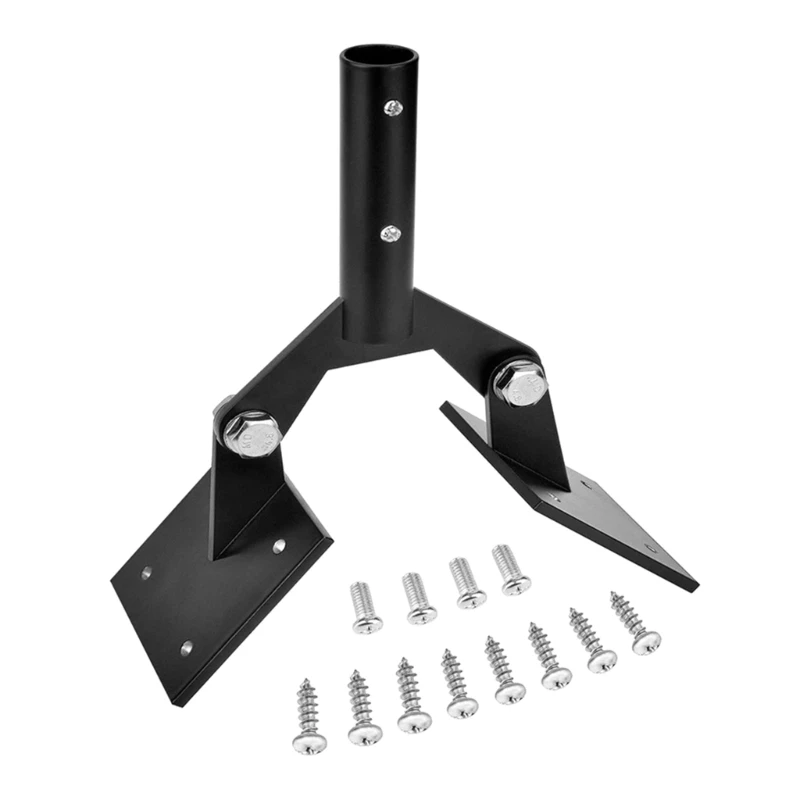 U55D Steel Mounting Brackets for Outdoor Wind Vanes with Flexible Adjustment Wind Direction Mounting for Different Roof Types