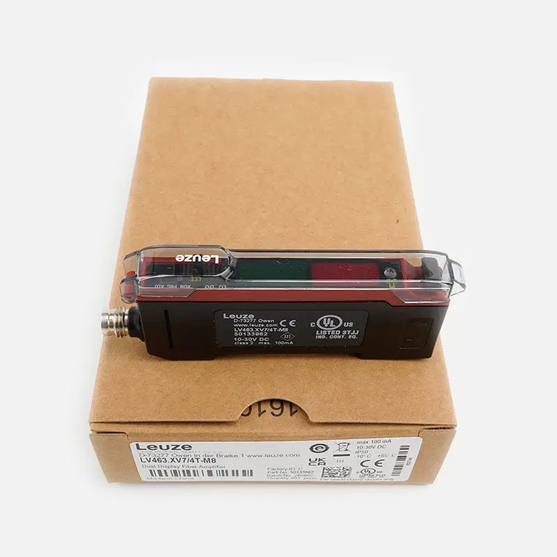 Original Leuze D-73277 50133962 optical fiber amplifier LV463.XV7/4T-M8