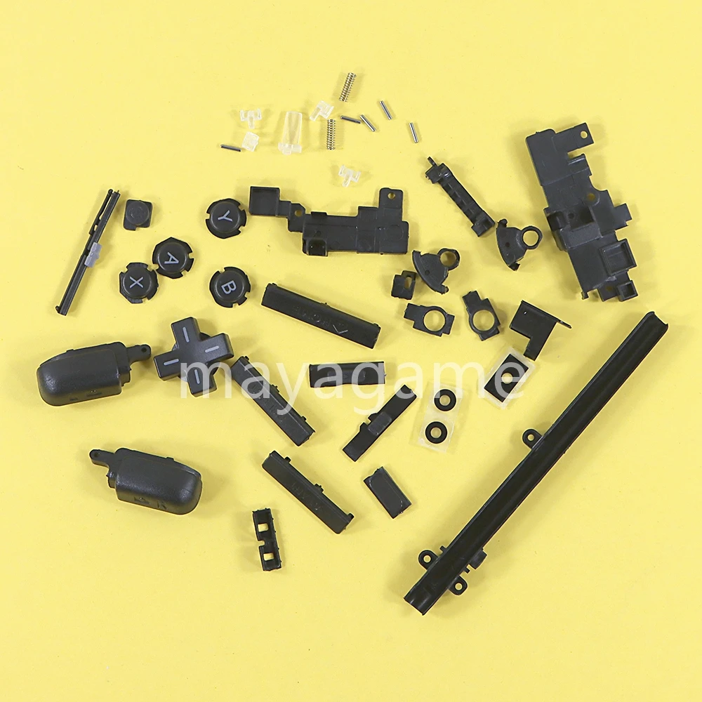 1 Juego de teclas de botón completas para 3DSXL 3DSLL 3DS XL LL R & L piezas de botones D Pad ABXY Home Power juego de botones completos