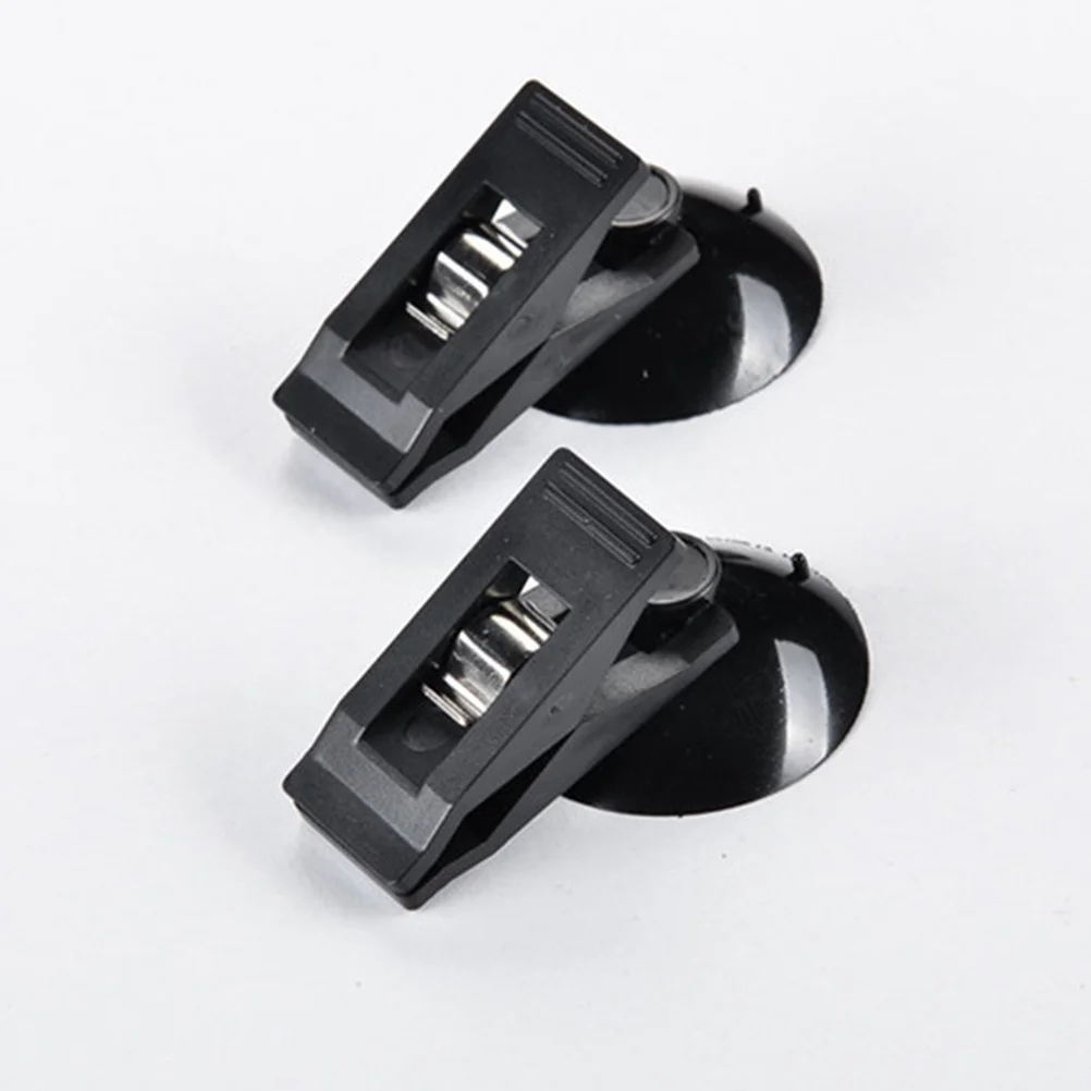 

8pcs Suction Cup Car Clip Holders Durable Ticket Storage For Cards Bills Glasses Entrance Guard High- Suction Type