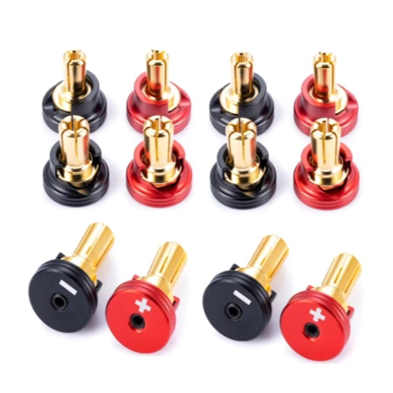 4/5mm Remote Control Battery Banana Plugs with Heat Dissipation Remote Control Car Battery