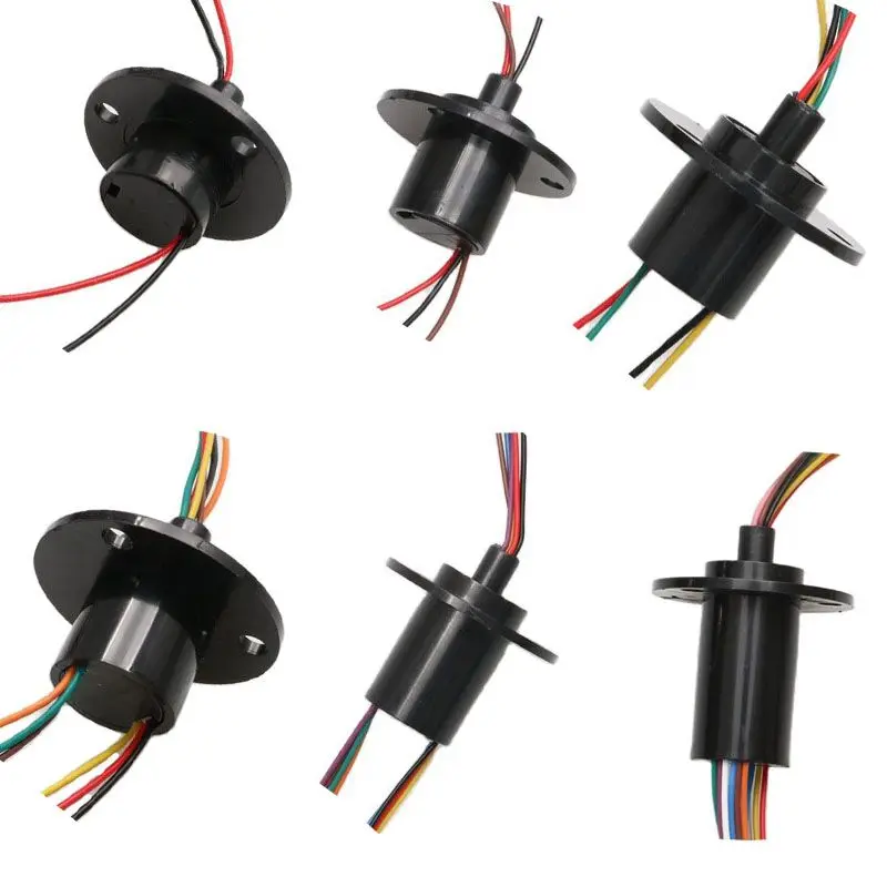 2-12 Channel Rotate Dining Table Slipring Power Capsule Slip Ring Electric Collector Rings Joint Connector for Wind Turbine Lamp