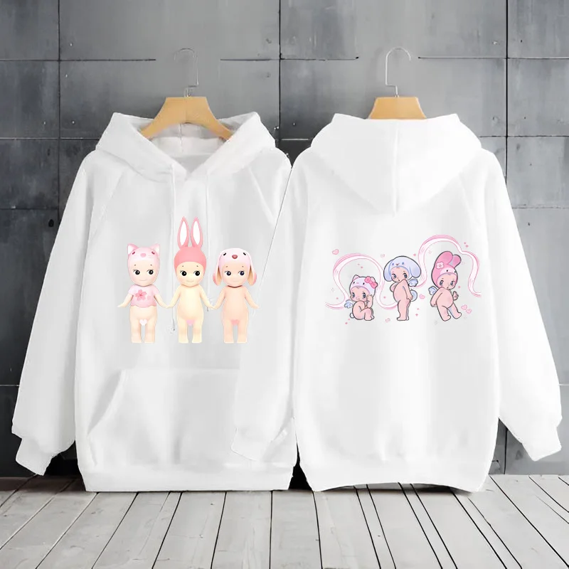 Kawaii SONNY ANGEL Anime Hoodie Long Sleeve Women's Hoodie Harajuku Women Sweatshirts Y2k Hoodies Sweatshirts Cute Angel Hoodie