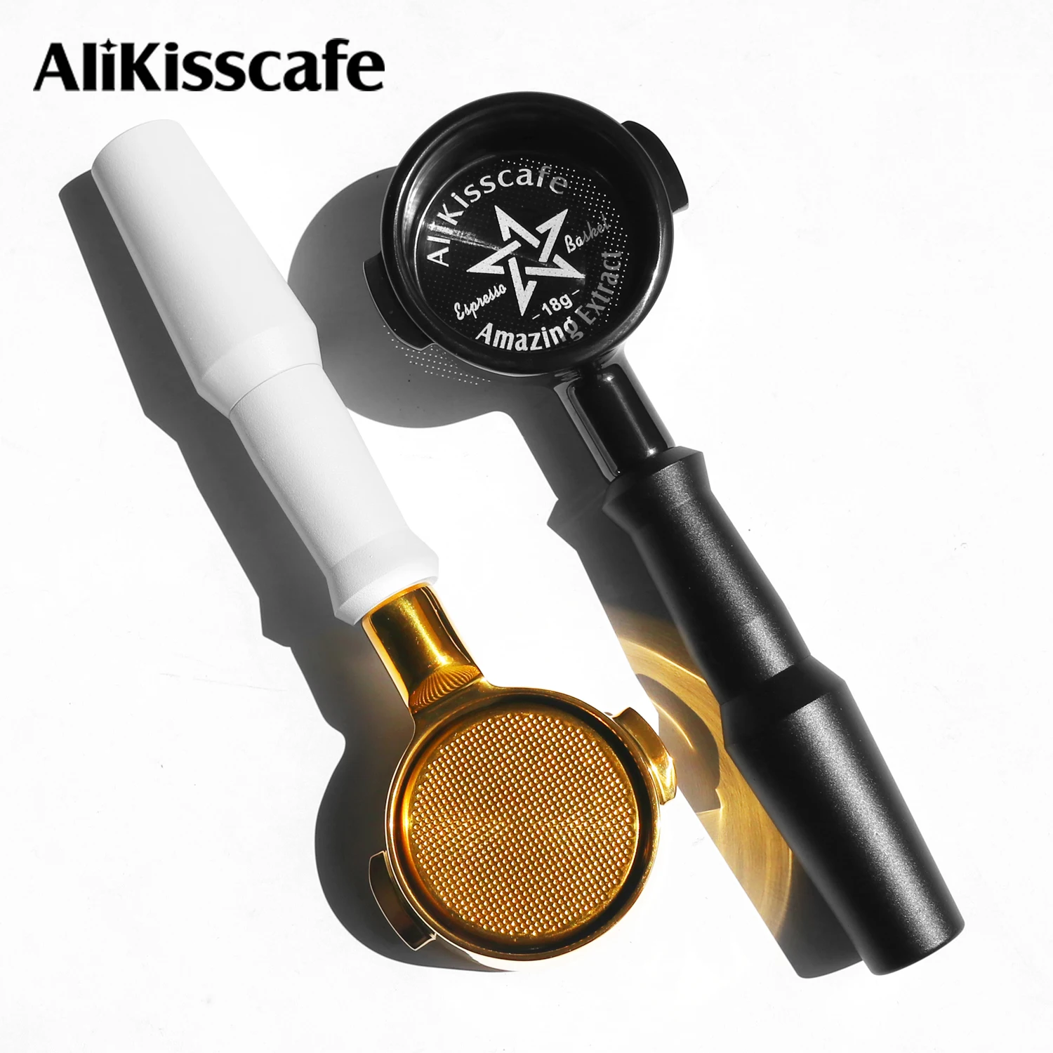Naked Portafilter Bottomless - AliKisscafe 58MM Coffee Bottomless Portafilter Naked