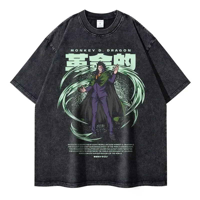 

Официальная футболка One Piece с графическим принтом для мужчин, летняя коллекция 2026, хлопковая, повседневная, с коротким рукавом, уличный стиль Y2K, унисекс