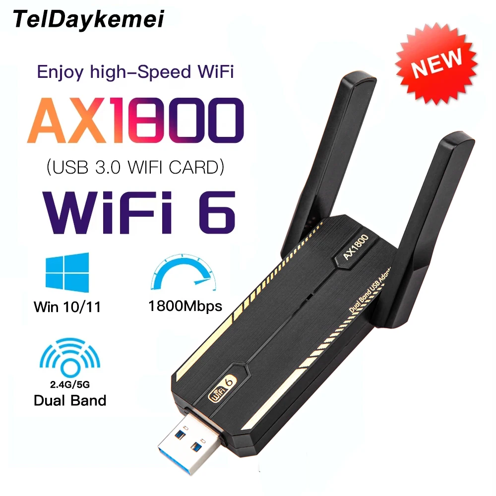 ax1800-usb-wifi-6-usb-30-adaptador-dual-band-24g-5ghz-receptor-usb-dongle-placa-de-rede-wifi-sem-fio-para-pc-laptop-win-10-11