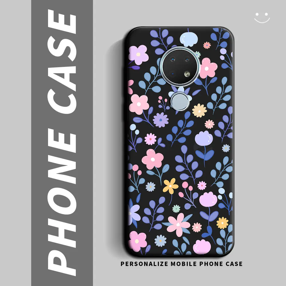 For Nokia 6.2 7.2 5.3 6.3 Case Soft Silicone TPU Butterfly Fashion Couple Style Phone Case For Nokia 5.4 3.4 2.4 1.4 Back Cover