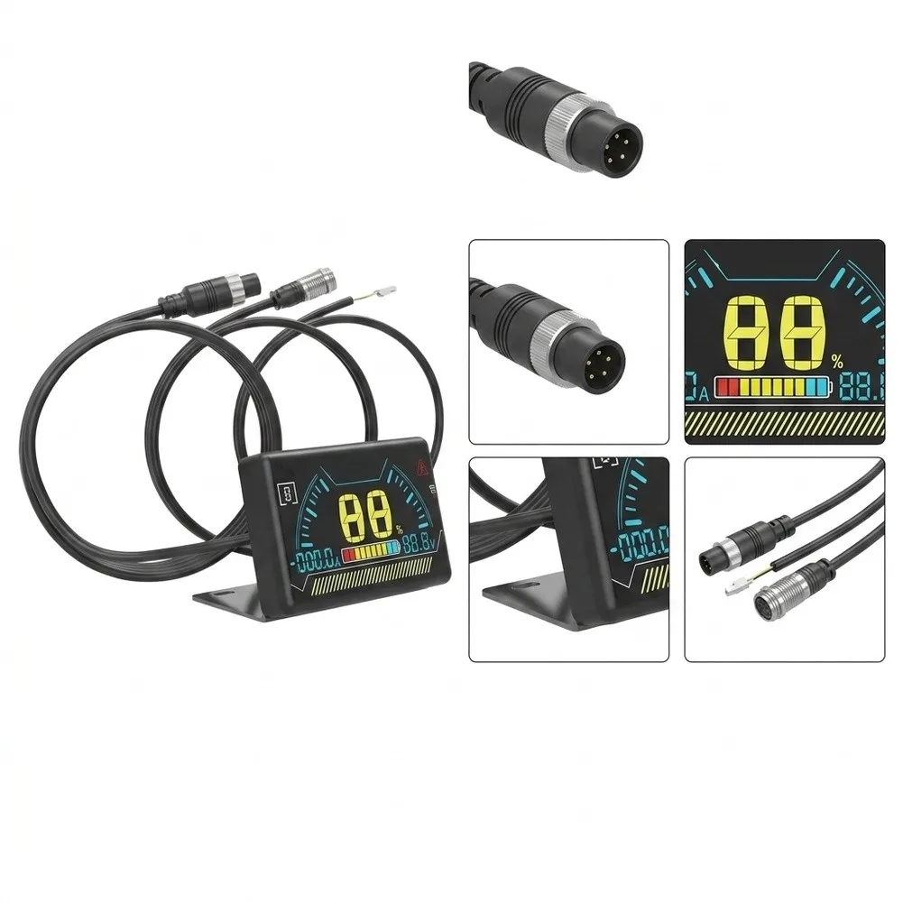 2.3 Inch Display Screen Black ABS For Real Time Battery Status Monitoring Fault For Code Touch Control For Lithium