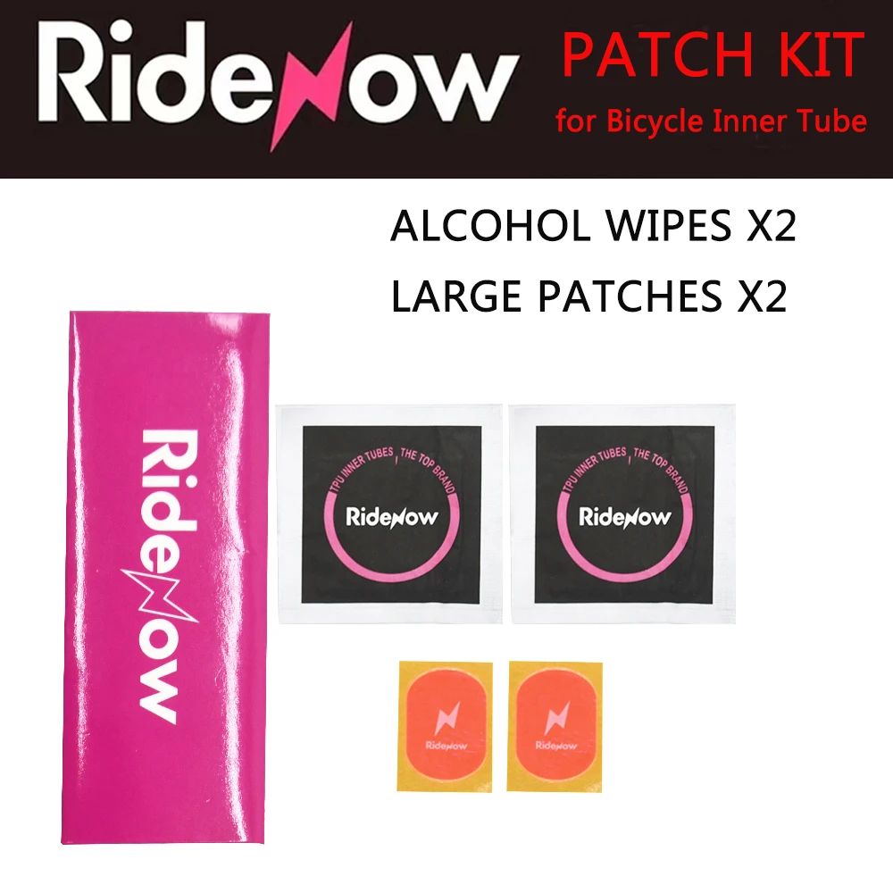 Ridenow TPU Patch Kit Repair Tool for Road Bicycle Tire 700Cx23 25 28 32C Tyre MTB Bike Inner Tube 24 26 27.5 29er 2.2 BMX 20