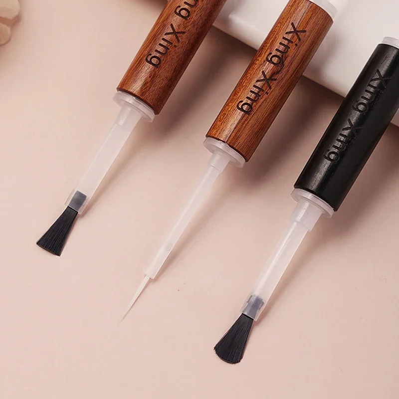 

Disposable Nail Polish Brush With Double Head Pen Can Replacement Head Brush Soft Bristles Nail Brush Liquid Applicators