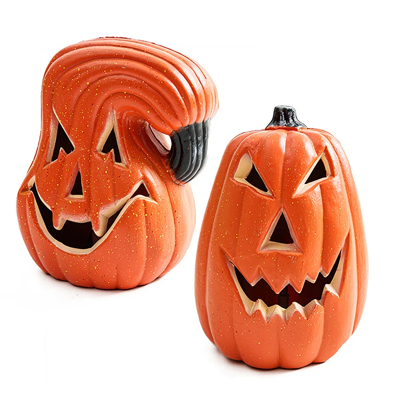 Guirxiété Lumineuse Décorative pour Halloween, Lanterne Citrouille, Crâne, Fantôme, Festival, LED, Vacances, 13x18cm