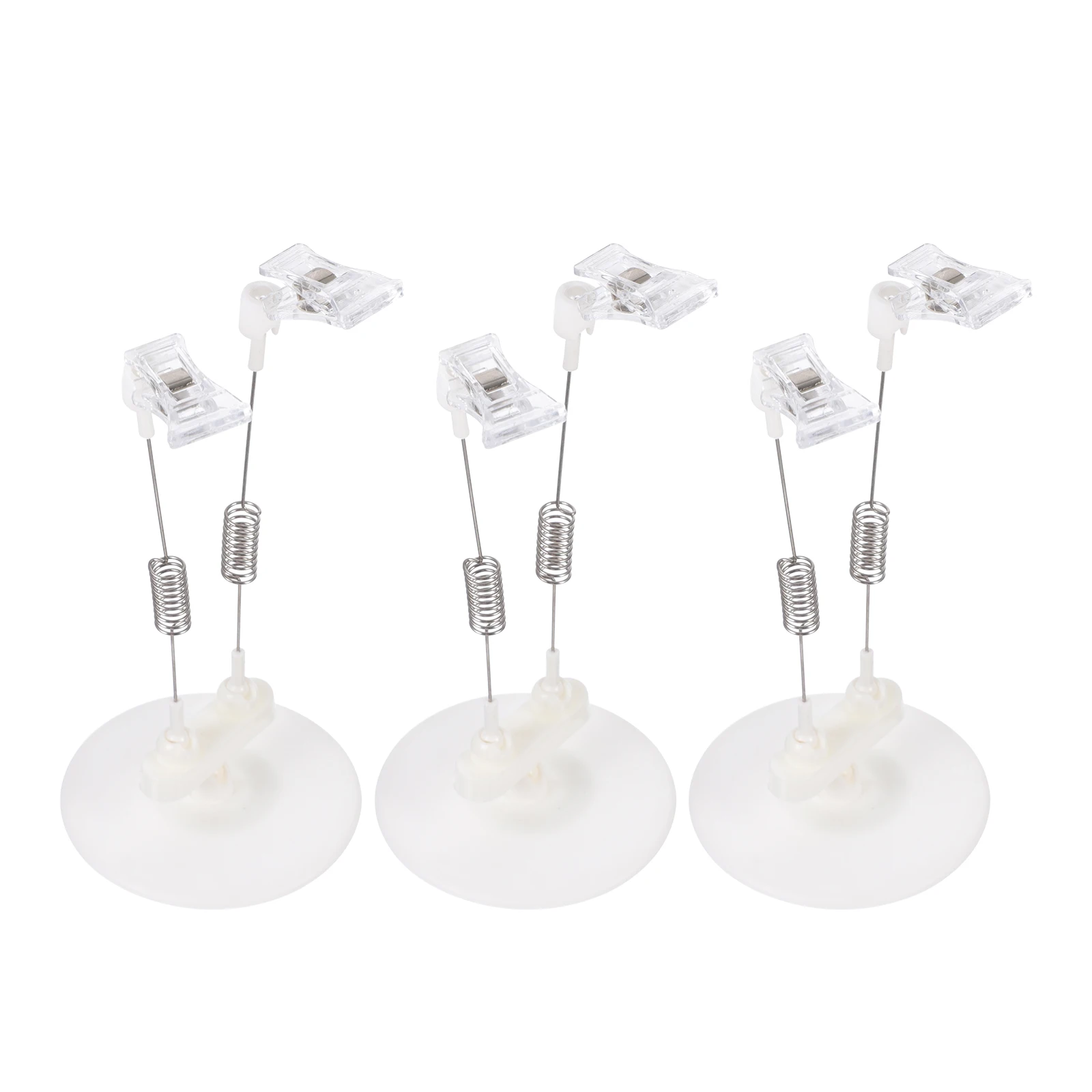 

Spring Shake Card Clip Price Tag Display Stand Advertising Label Rack Memorandum Plastic Holder