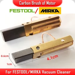 Carbon Brush of Motor Suitable for FESTOOL 26/36E Vacuum Cleaner or MIRKA 915 Dust Bucket Motor Accessories
