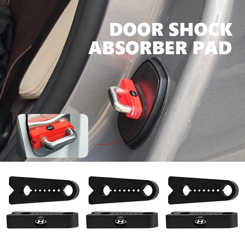 Звукоизоляционная амортизирующая накладка-буфер для дверей автомобиля Hyundai GDi N Line i10 Azera Genesis G70 G80 G90 Accent