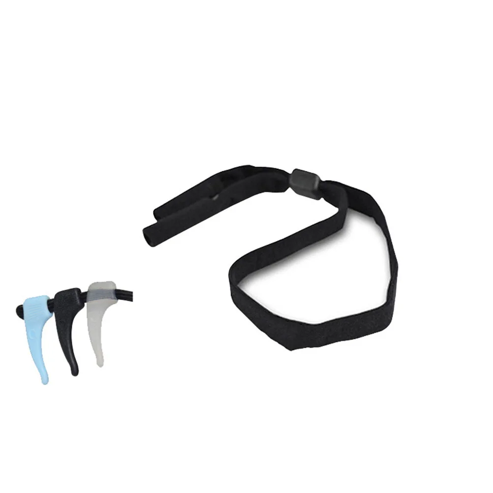 

High Stretch Black Nylon Eyeglasses Rope Non Slip Adjustable Sports Glasses Strap Running Climbing Eyewear Holder Cord Lanyard