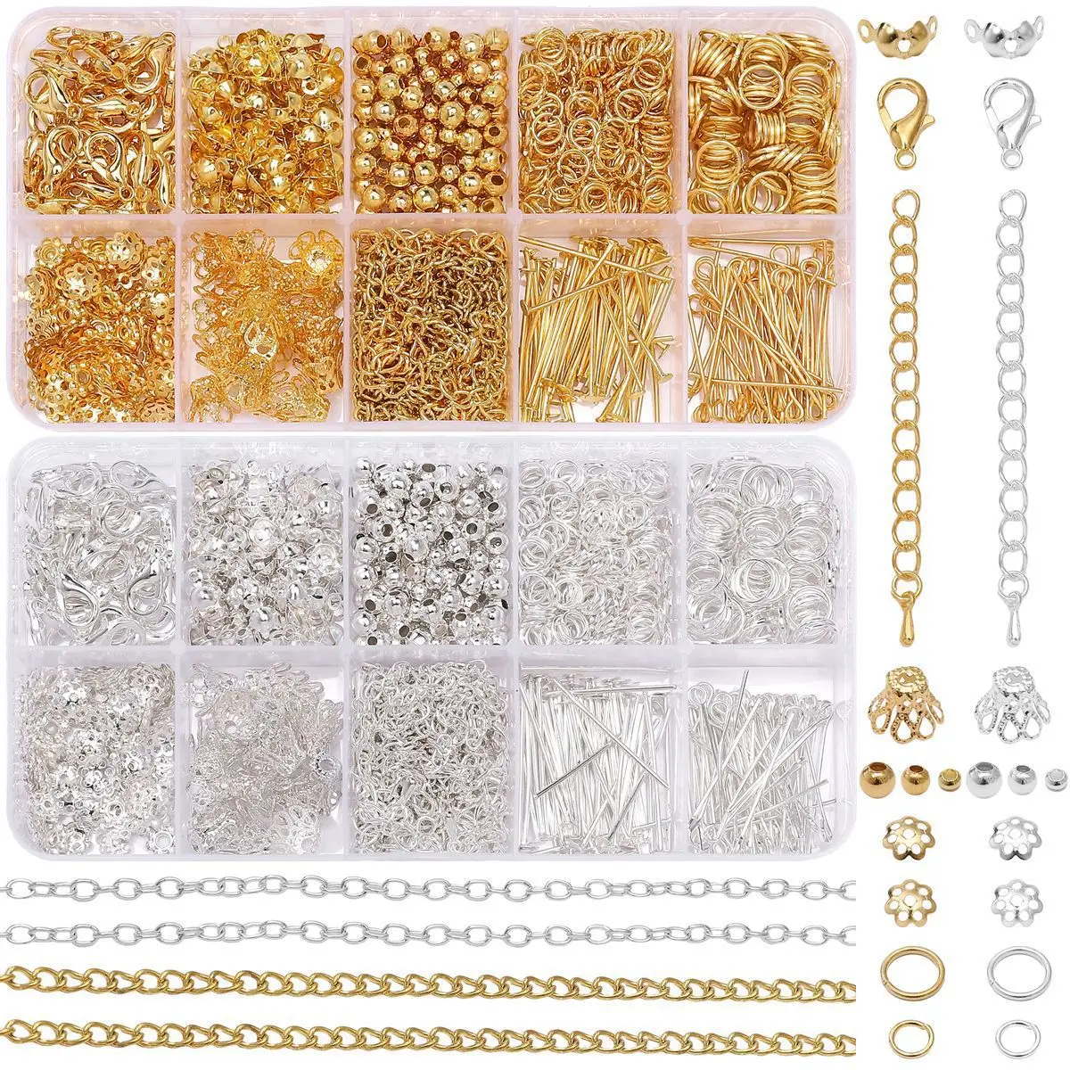 1Set/Bag Jewelry Making Starter Kit Earrings Necklace Findings DIY Beads Jewelry AccessoriesSuitable For Adults And Beginners perle jewelry beads for jewelry making perles de rocaille manualidades