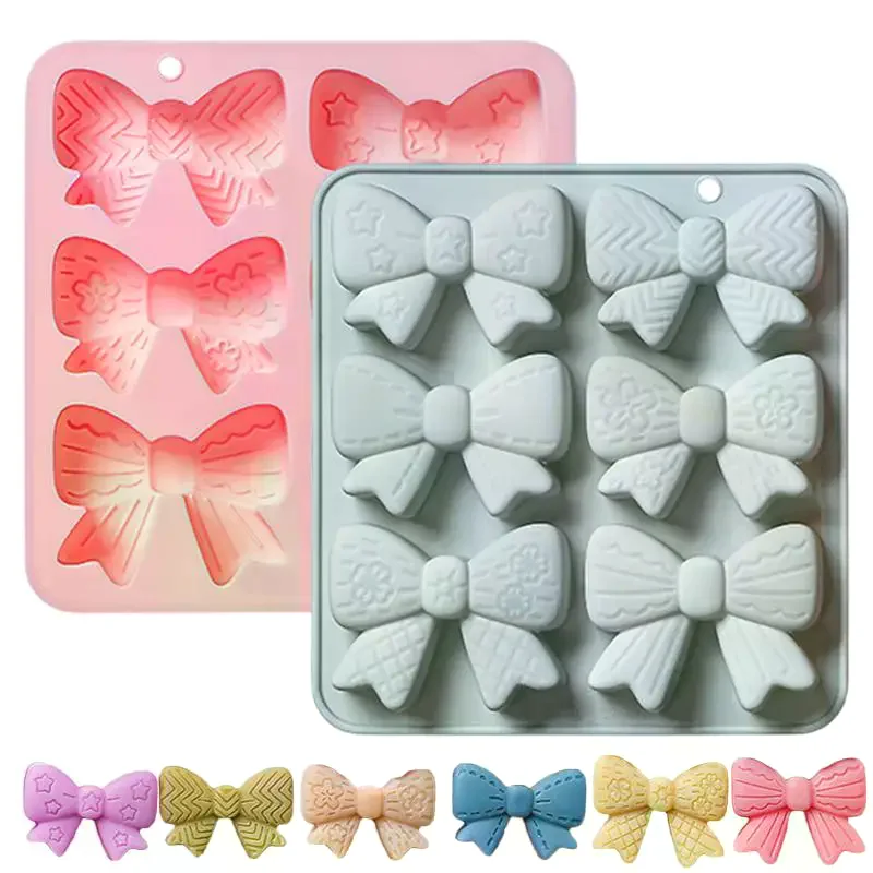 Bow Chocolate Silicone Mold, 6 - Silicone Cake Mold recension och pris