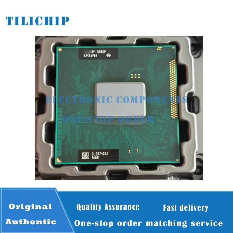 2pcs I3 2370M SR0DP 2.4G 3M 35W dual-core quad-thread notebook CPU