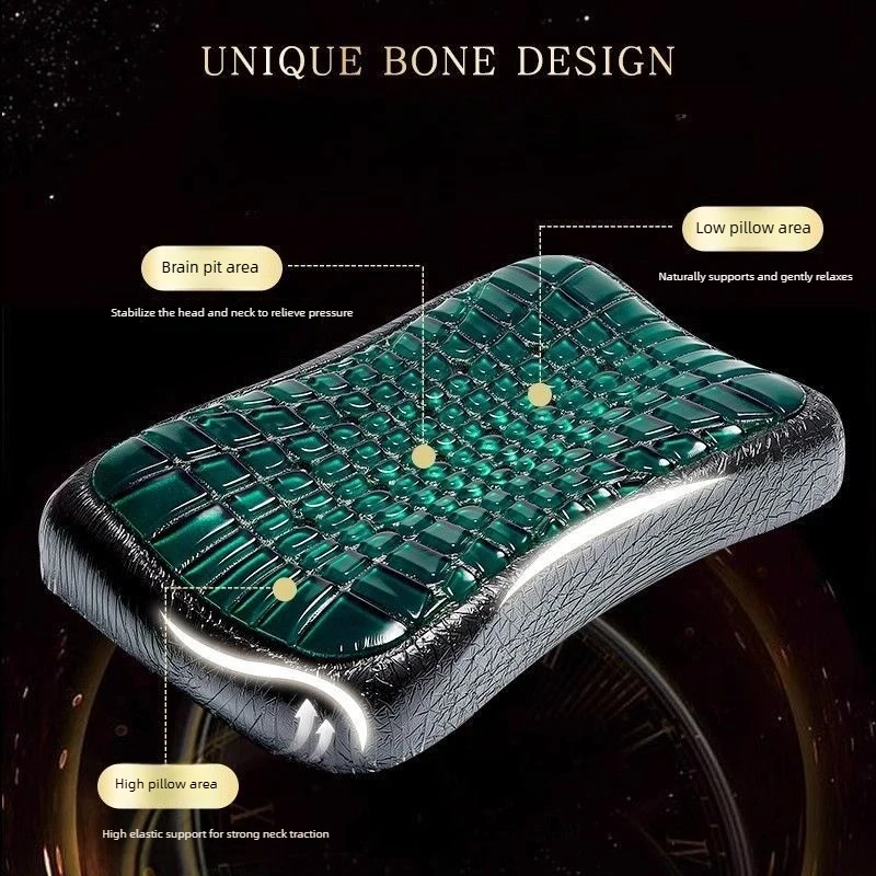 Constant Temperature Neck Support Cooling Gel Pillow Slow Rebound Memory Foam Quick Heat Dissipation Washable Summer Pillow