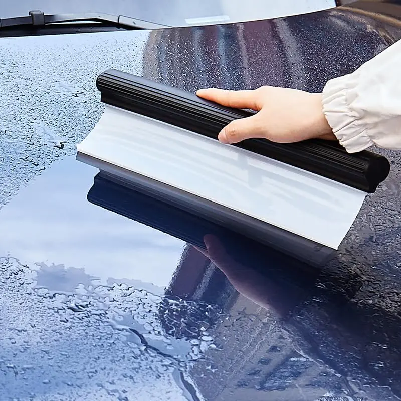 Car Squeegee Water Blade, Silicone Window Wiper for Auto Detailing & Cleaning