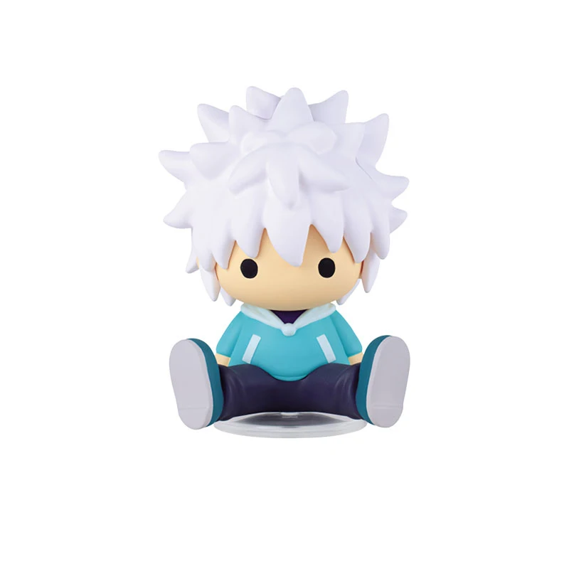 Original HUNTER×HUNTER Animation Comics Peripheral Toys Petadoll Gon Killua Boxed Gacha Anime Action Model Figures Collection