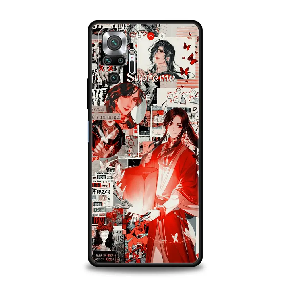 Heaven Official’s Blessing Phone Case For Xiaomi Redmi Note 10 11 9 8 Pro 10S 9S 7 8T 9T 9A 8A 9C K40 Gaming 11T 5G Soft Cover