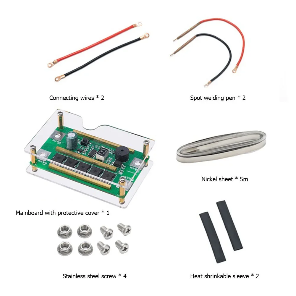 

Circuit Board Spot Welding Machine 12V PCB Battery Storage Spot Welder Kit With Nickel Sheet Solderin