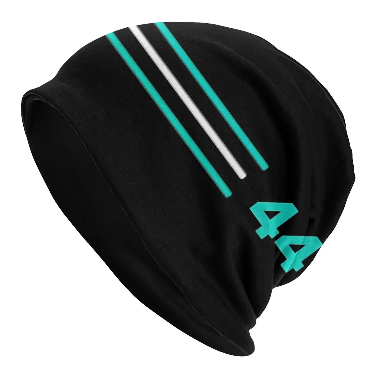 Hamilton 44 F1 Car Race Unisex Bonnet Thin Running Skullies Beanies for Men Women