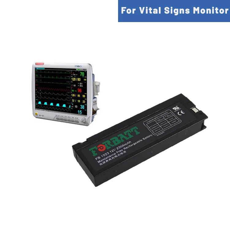 Sealed Lead 12V 2300mAh ECG-9022K ECG-9010 ECG-9020 ECG-9110 ECG-9020K PM9000 PM8000 PM7000 for Med.ical Vi.tal Si.gns Monitor