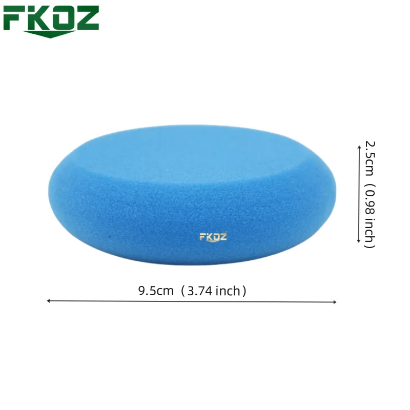 3/6/9PCS Car Waxing Sponge Hand Waxing Crystal Plating Sponge Plate Car Maintenance Polyester Sponge UFO Waxing Sponge