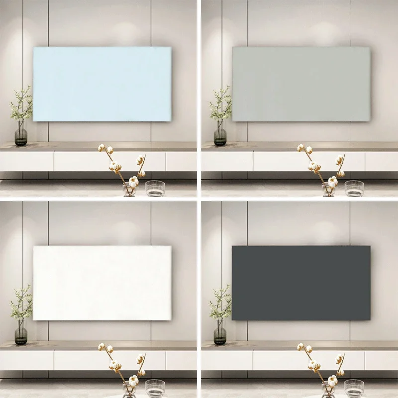 32/39/40/45/46/50/55/65/69/75/76/85 Inch Tv Hood Dustproof Cover Solid Color Elastic Household Lcd Protect Tv Screen Dust Cover