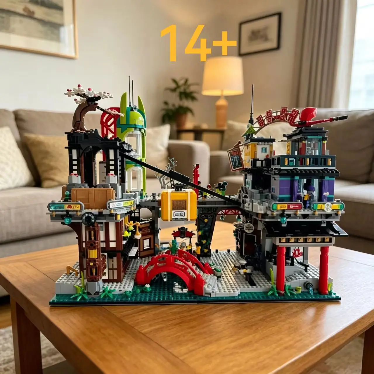 2026 New Report MOC 6163 PCS Market A Building Blocks Street View Assembly Toys Adult Festival Christmas Gifts