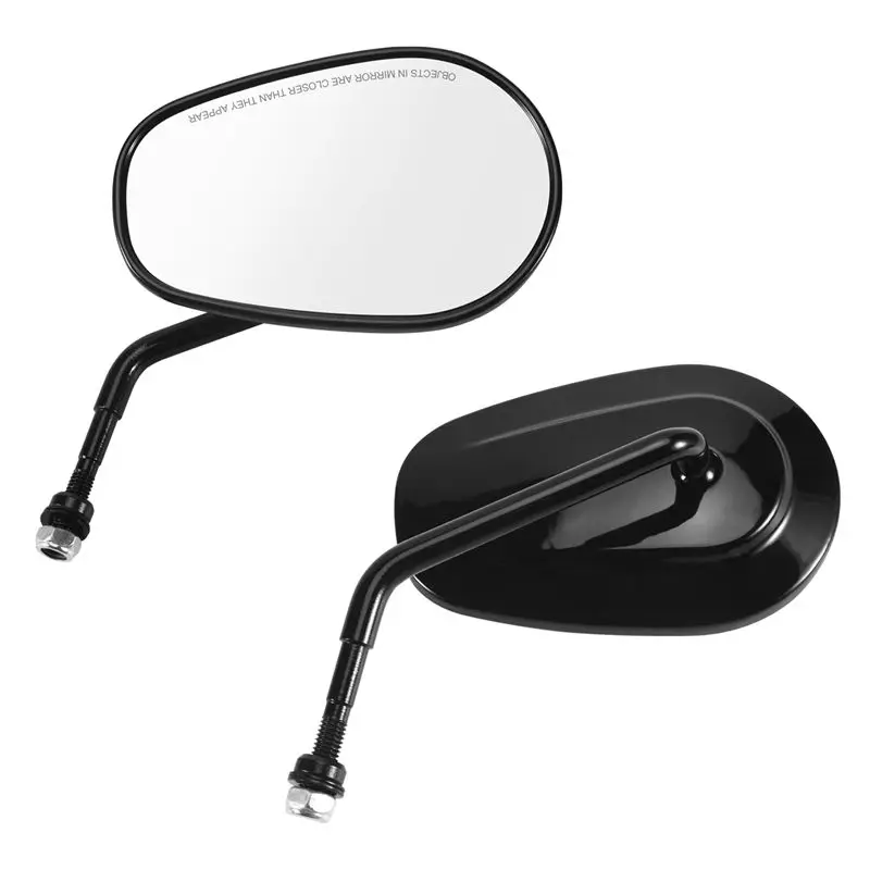 Hot Selling-Black Matte Motorcycle Side Mirrors For Davidson Xl 883 1200 Cruiser Touring,Black Matte Motorcycle Side Mirr