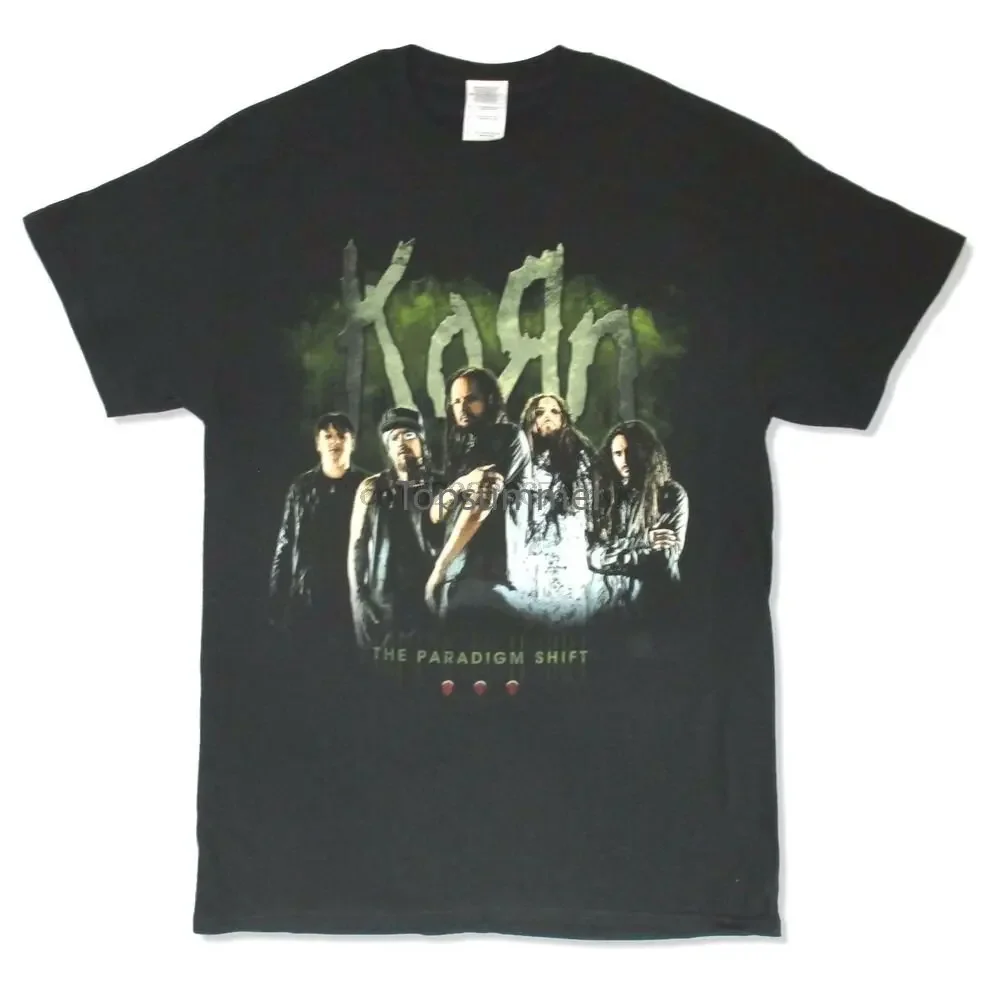 Korn Tps Paradigm Shift Tour 2014 Black T Shirt New Band Merch