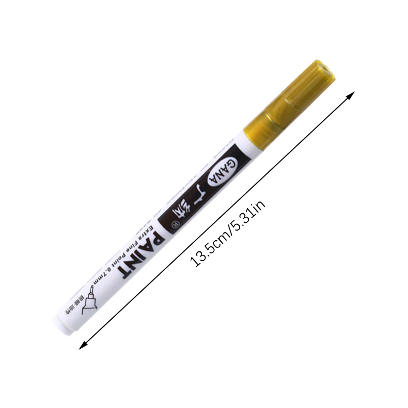 1Pc Paint Pen 0.7mm Extra Fine Point Paint Marker Non-toxic Waterproof Permanent Marker Pen For Cards Posters Rock Mugs