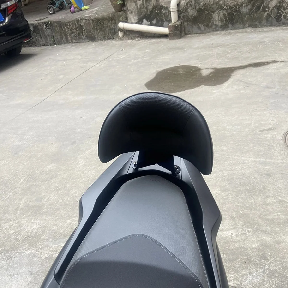 

T61c_Motorcycle Rear Passenger Seat Back Rest Accessories Rear Backrest for Honda PCX 150 160 PCX150 PCX160 2014-2023