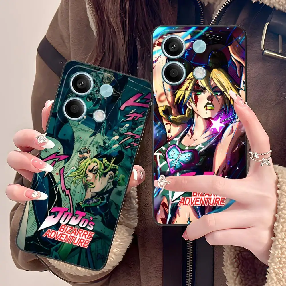 Funda para Teléfono Móvil con Diseño de Anime JOJO Jolyne para POCO M7 M6 M5 M4 M3 X7 X6 X5 X4 X3 Pro GT 5G, Impresión Colorida, Funda de Lujo, Bonita