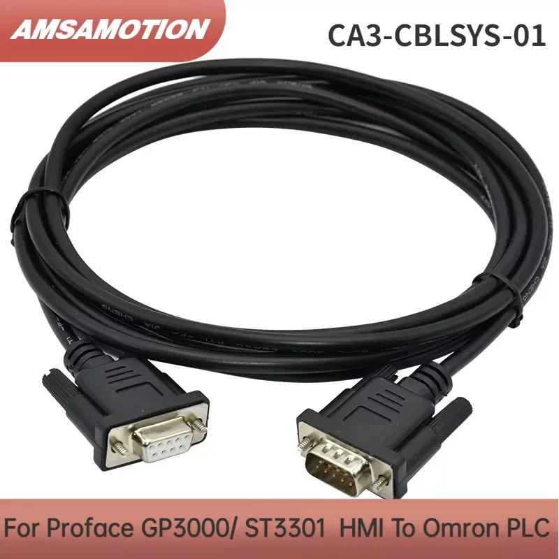 CA3-CBLSYS-01 For Proface GP3000 ST3301 GP4000 Series HMI Touch Panel Connect To Omron PLC Cable GP3000-CP1H