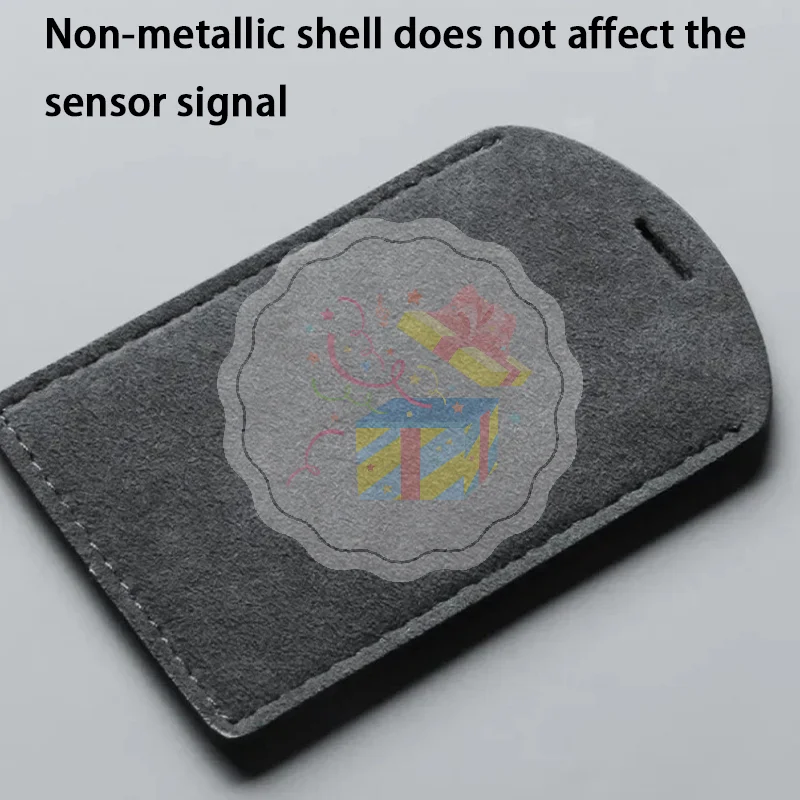 

Car NFC Card Holder Portable Flip Top Velvet Lined PVC Cover 2 Cards Storage for Vehicle Access