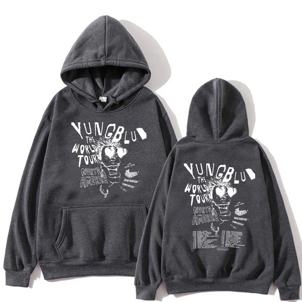 Rock Singer Yungblud 2023 World Tour Hoodies Men Women Oversized Harajuku Fashion Hip Hop Fleece Sweatshirts Streetwear Hoodie