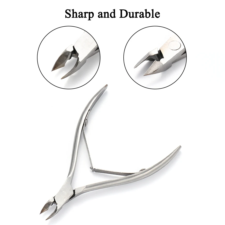 Stainless Steel Nail Scissors Exfoliating Pliers Oblique Pedicure Dead Skin Clippers Foot Trimming Manicure Accessories