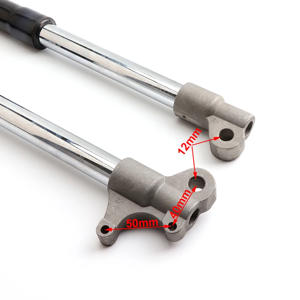 550 مللي متر الجبهة شوكة امتصاص الصدمات العلوي السفلي ربط لوحة عدة ل 49cc 2 السكتة الدماغية دراجة الجيب موتو صغيرة الدراجة موتوكروس أجزاء