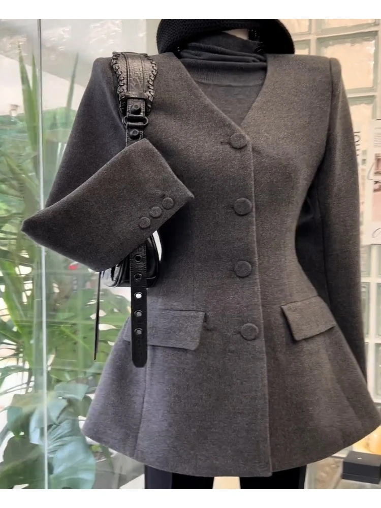 Ele ey Suit Jaet Early Autumn Small Fraance Sle Faionable 2025 New Arrival Unique Beautiful Top for Women