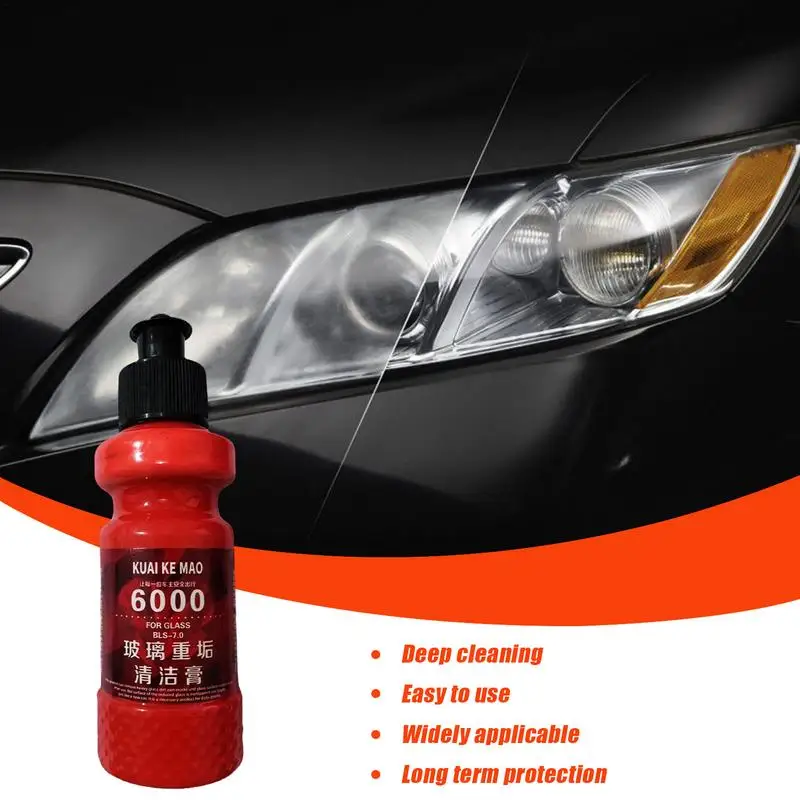 

Car Glass Oil Film Remover Window Film Remover 150ml Car Oil Stain Cleaner Car Dustproof Oil Film Remover Oil Remover For Cars